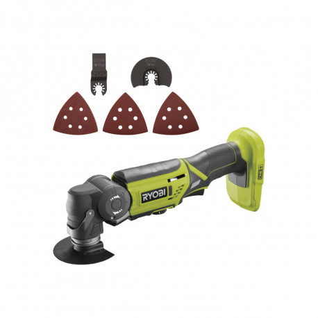 Pack RYOBI - Multitool R18MT-0 - 18V OnePlus sans batterie ni chargeur - Kit de 12 accessoires RAKMT12KIT