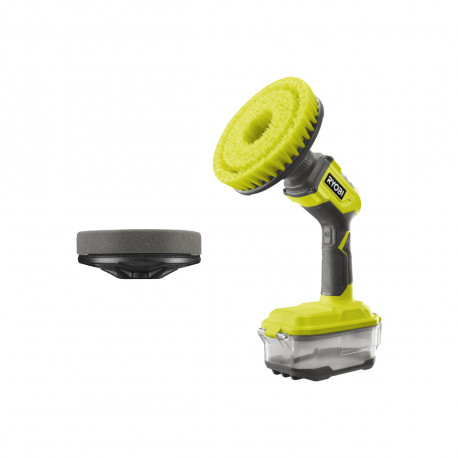Pack RYOBI - Brosse motorisée R18CPS-0 - 18V OnePlus - sans batterie ni chargeur - Disque en mousse - RAKSCRUBF