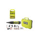 Pack RYOBI - Mini-outil multifonction RRT12-120BA3/35 - 12V - 1 Batterie 2.0Ah - 1 Câble USB C - 35 Accessoires - Kit de 155 acc