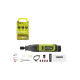 Pack RYOBI - Mini-outil multifonction RRT4-120GA15 - 4V - 1 Batterie 2.0Ah - 1 Câble USB C - 15 Accessoires - Kit de 155 accesso