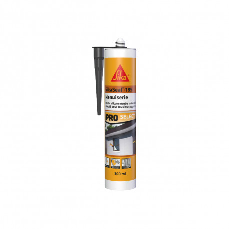Mastic silicone SIKA Sikaseal-185 Menuiserie - Anthracite - 300ml