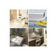 Mastic silicone SIKA Sikaseal-180 Salle de bain & carrelage - Blanc - 300ml