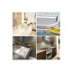 Mastic silicone SIKA Sikaseal-180 Salle de bain & carrelage - Gâchette - Transparent - 200ml