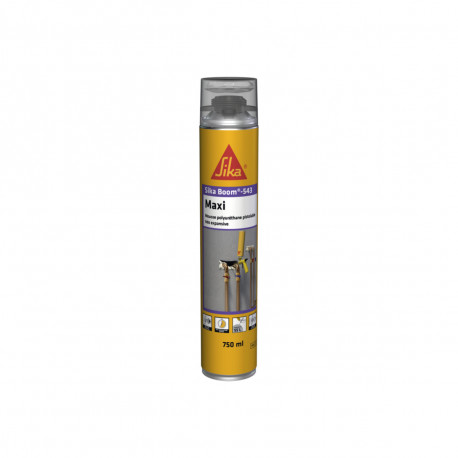 Mousse expansive extrudable au pistolet SIKA Sikaboom-543 Maxi - Beige - 750ml