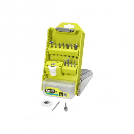 Coffret pour sculpture et gravure RYOBI - RAR100K-16 - 16pcs