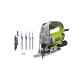 Scie sauteuse pendulaire RYOBI - 680 W - 15 lames - 105 mm - RJS1050-KA15