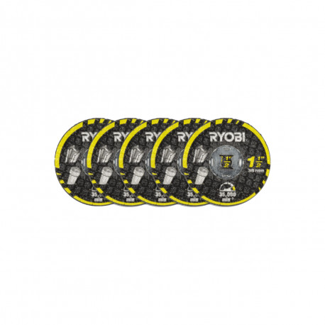 Lot de 5 disques à tronçonner EZ Lock RYOBI - RAR302-5 - 3,2mm