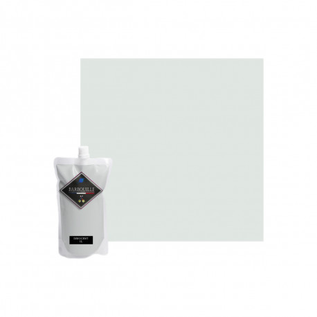Peinture acrylique lessivable mat BARBOUILLE - Pour murs et plafonds - 1L - Blanc Innocent
