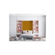 Peinture acrylique lessivable mat BARBOUILLE - Pour murs et plafonds - 1L - Jaune Caravanes