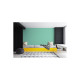 Peinture acrylique lessivable mat BARBOUILLE - Pour murs et plafonds - 2,5L - Vert Opium