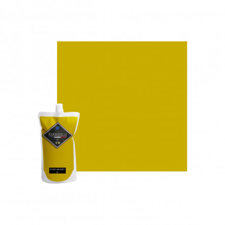 Peinture acrylique lessivable velours BARBOUILLE - Pour murs et plafonds - 1L - Vert Toxic Mickey