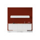 Peinture acrylique lessivable velours BARBOUILLE - Pour murs et plafonds - 2,5L - Rouge Carmin