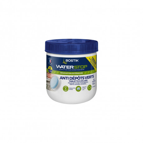 Traitement anti-dépôts verts BOSTIK WATERSTOP - 30 tablettes