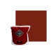 Peinture acrylique lessivable satin BARBOUILLE - Pour murs, plafonds, meubles et bois - 5L - Rouge Carmin