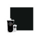 Peinture/résine époxy bi-composant brillante BARBOUILLE - Pour carrelages, faiences, stratifiés, PVC - 1kg - Noir Maleficio
