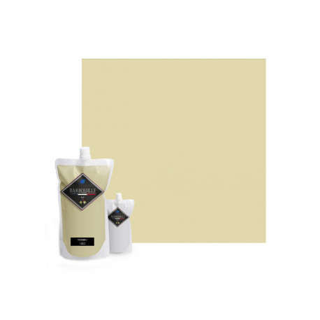 Peinture/résine époxy bi-composant mat BARBOUILLE - Pour carrelages, faiences, stratifiés, PVC - 1kg - Beige Tembo