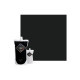 Peinture/résine époxy bi-composant mat BARBOUILLE - Pour carrelages, faiences, stratifiés, PVC - 1kg - Noir Vodounô