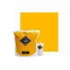 Peinture/résine époxy bi-composant brillante BARBOUILLE - Pour carrelages, faiences, stratifiés, PVC - 3kg - Jaune - Akhenaton