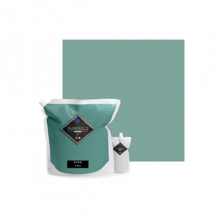 Peinture/résine époxy bi-composant mat BARBOUILLE - Pour carrelages, faiences, stratifiés, PVC - 3kg - Vert Icône