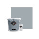 Peinture/résine époxy bi-composant may BARBOUILLE - Pour carrelages, faiences, stratifiés, PVC - 3kg - Gris Nec mergitur