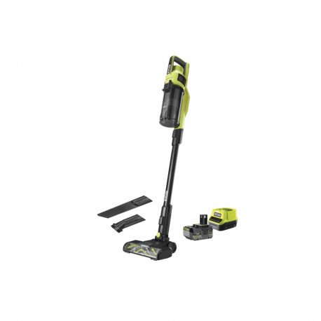 Aspirateur balai RYOBI 18V OnePlus Brushless - 1 Batterie 4.0 Ah - 1 chargeur rapide - RSV18BL-1C40G