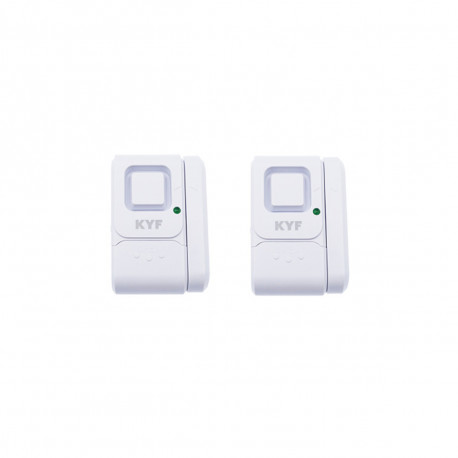 Lot de 2 mini alarmes fenêtre porte avec fonction carillon