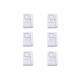 Lot de 6 mini alarmes fenêtre porte avec fonction carillon