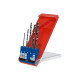 Jeu de 5 forets hélicoïdaux HSS à queue 6 pans 1/4" KWB - 2 à 6 mm