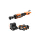Pack AEG Clé à cliquet - BSS18R14BL-0 - 18V Brushless - 61 Nm - 1/4’ - 1 batterie 2.0Ah - 1 chargeur - SETL1820S
