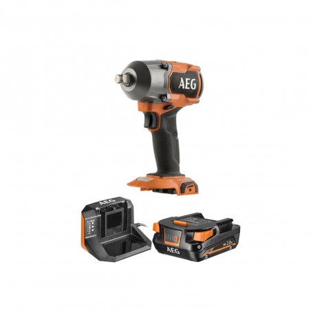 Pack AEG Boulonneuse à chocs - BSS18MTF12-0 - 18V Brushless - 700 Nm - 1 batterie 2.0Ah - 1 chargeur - SETL1820S