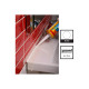Lot de 24 mastic silicone SIKA Sikaseal-180 Salle de bain & carrelage - Blanc - 300ml