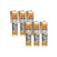 Lot de 6 mastics butyl SIKA Sikaseal-189 Toiture & Gouttière - Gris - 310ml