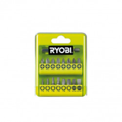 Coffret RYOBI 17 accessoires de vissage philips - plat - pozidriv - torx RAK17SD