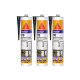 Lot de 3 mastics silicone SIKA SikaSeal 110 Menuiserie & Vitrage - Noir - 300ml