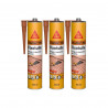 Lot de 3 mastics colle souple SIKA Sika Fixotuile - Terre cuite - 300ml