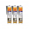 Lot de 3 mastic silicone SIKA SikaSeal 110 Menuiserie & Vitrage - Anthracite - 300ml