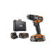 Perceuse-visseuse à percussion AEG 18V Brushless - Batteries 4,0Ah et 2.0Ah - Chargeur - BSB18SBL2-X02