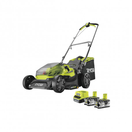Tondeuse poussée RYOBI 18V OnePlus - 1 Batterie 4.0Ah - 1 Chargeur - RY18LM37A-140