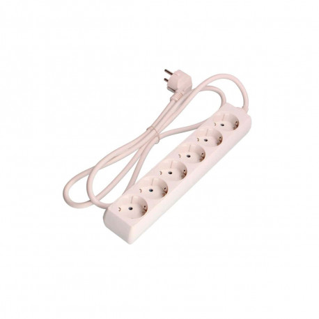 Bloc EDM - 6 prises Schuko - 16A - 1,5m - 41006