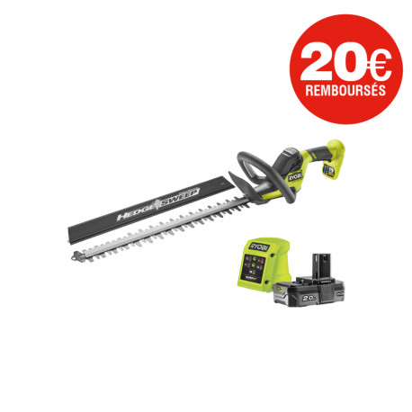 Taille-haies RYOBI 18V OnePlus - LINEA - 50 cm - 1 batterie 2.0 Ah - 1 chargeur - RY18HT50A-120
