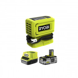 RYOBI 18 V ONE 2,0 Ah lithium accu RB18L20 (compatibel met alle RYOBI 18 V ONE apparaten, IntelliCell™ accutechnologie met individuele celbewaking, overbelastingsbeveiliging