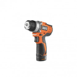 Perceuse-visseuse AEG 12V Prolithium-ion - 2 batteries 2.0Ah - 1 chargeur 40mins - BS12C2 LI-202B