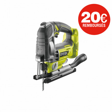 Scie sauteuse pendulaire RYOBI 18V OnePlus Brushless - 135 mm - Sans batterie ni chargeur - R18JS7-0