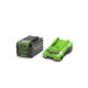 Pack GREENWORKS 40V - 1 batterie 2,0Ah Lithium-ion - 1 Chargeur