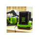 Double chargeur rapide GREENWORKS 60V - 6,0Ah - G60x2UC6