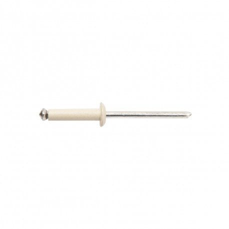 Lot de 50 rivets éclatés blancs GOSTAR TRS standard DEGOMETAL - 4 x 16 mm