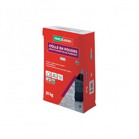 Colle pour plaquettes en pierres naturelles PAREXLANKO - 25 kg - Gris - 03464