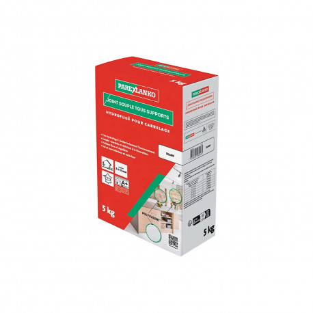 Joint souple tous supports PAREXLANKO - Blanc - 5kg - 03441