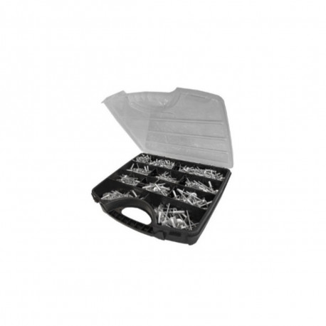 Coffret 500 rivets multiserrage TRS et TEL DEGOMETAL - Diamètre 3,2 à 4,8 mm