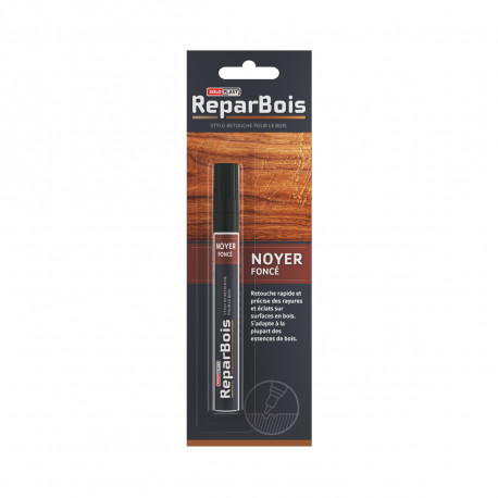 Stylo retouche bois SOLOPLAST - Noyer foncé - 4ml